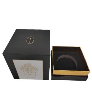 Quality Luxury Packaging Fragrence Custom Rigid Paper Box With Gold Foil wholesale
