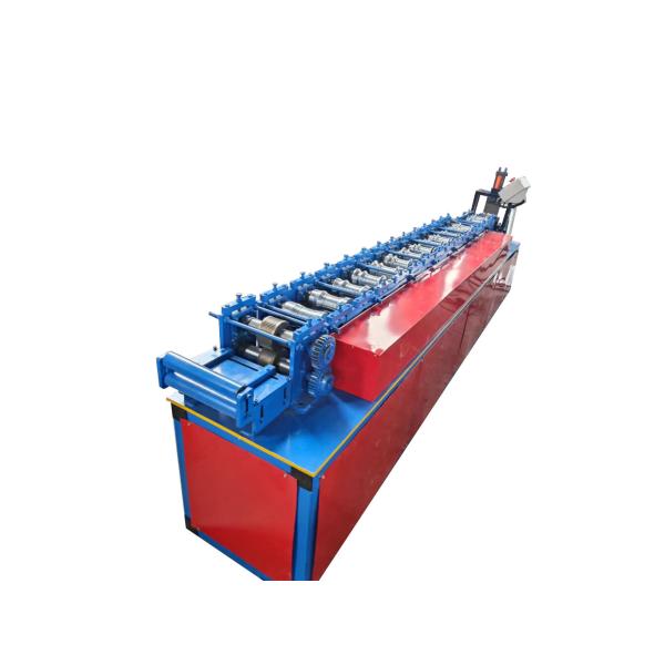 Rolling Strip Shutter Door Roll Forming Machine Roll Up Design Chain Driving