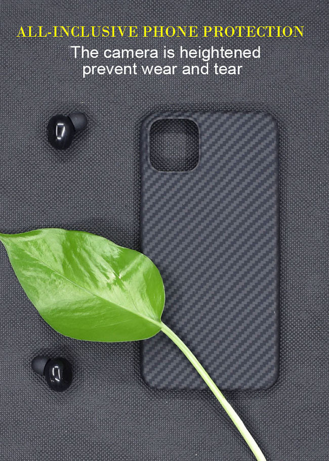 Super Slim Premium Aramid Fiber Phone Case For iPhone 11 , Protective Phone Case