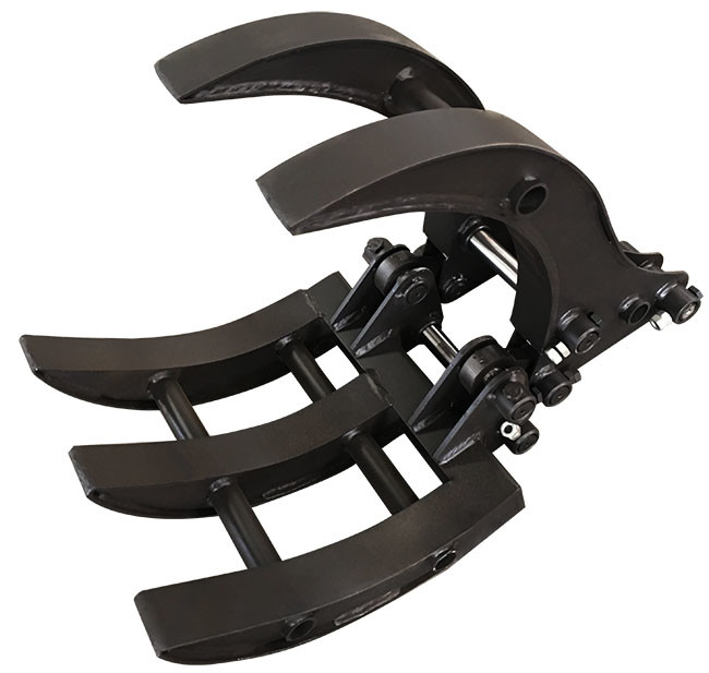 High Strength Construction Equipment Accessories Mini Excavator Grapple 21.35kg