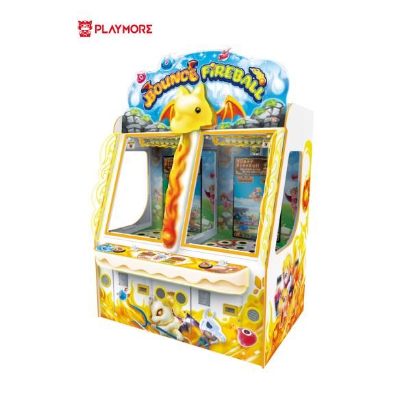 Bounce Fireball Lottery Game Machine Drop Ball Mechanical Arcade Machine 2 Player