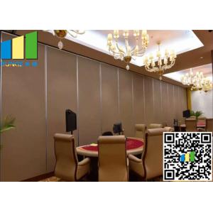 Quality Commercial Laminate Sliding Partition Walls Aluminum Acoustic Movable wholesale