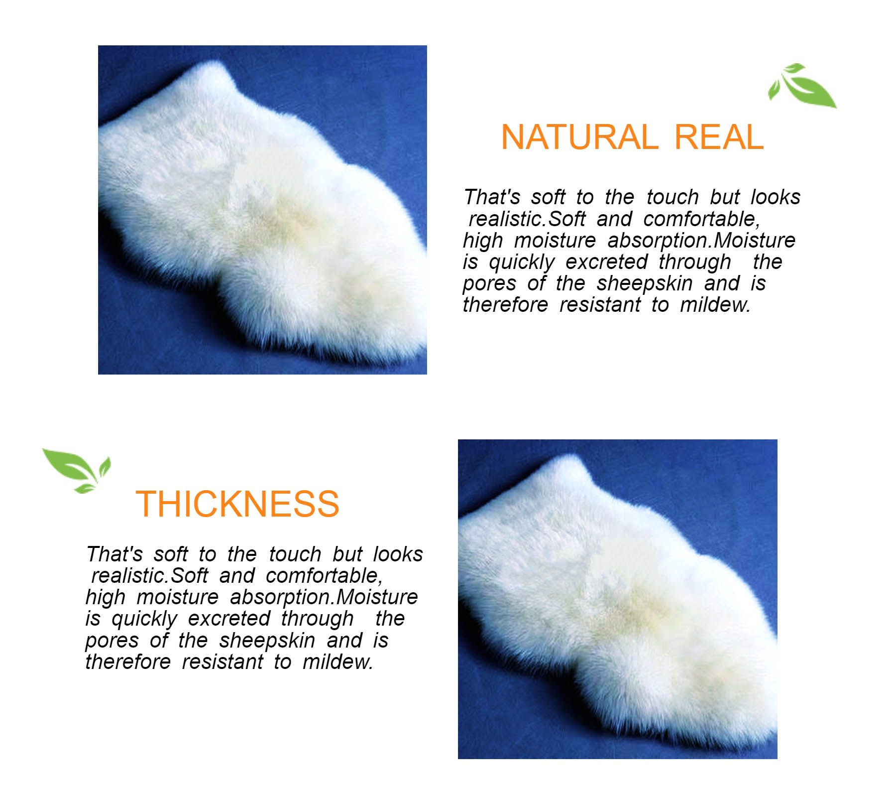 12cm Wool Sheepskin Square Chair Pad Sheepskin Bar Stool Cushions