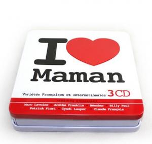 China double cover CD tin boxes on sale