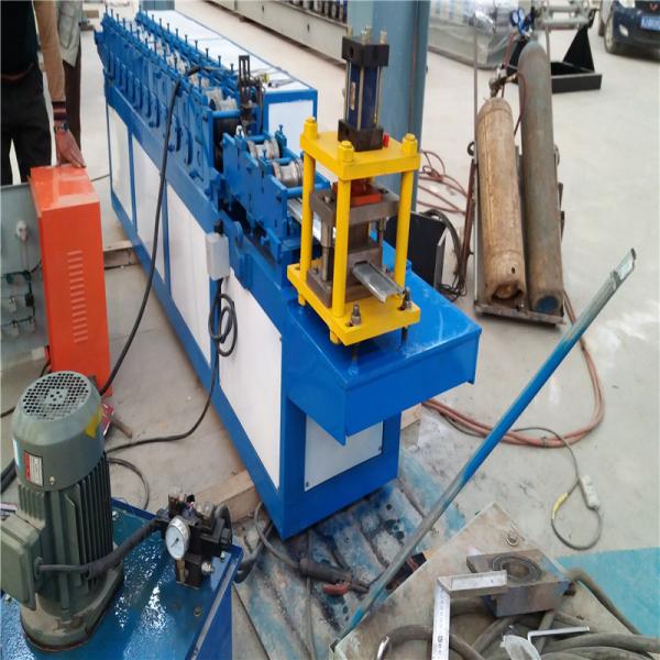 Galvanized Steel Guiding Column Shutter Door Roll Forming Machine