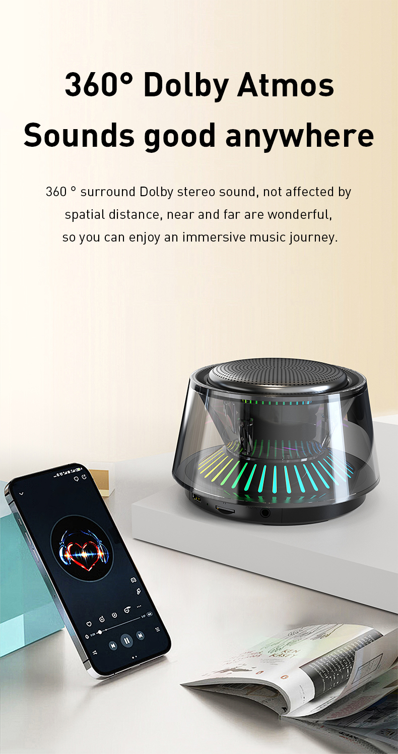 Portable Mini Blue Tooth Speaker With RGB Light Your Ultimate Outdoor Music Solution