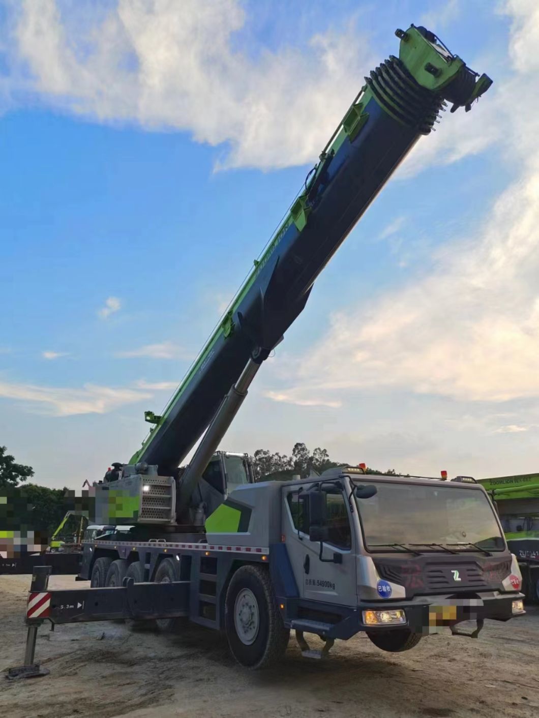 Zoomlion 55 Ton Used Truck Crane Engineering Construction Machinery