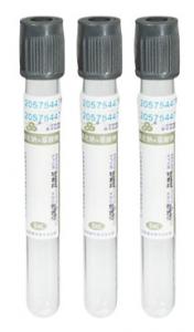 China Gray Cap Sodium Fluoride Potassium Oxalate Tube For Blood Collection on sale