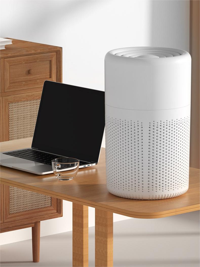 NO Air Display Desktop Air Purifier for Household Small Formaldehyde and Odor Removal