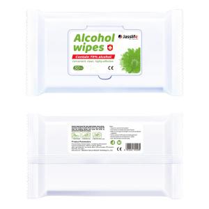 China Antibacterial  Alcohol Surface Wipes / Portable  Rubbing Alcohol Wipes on sale