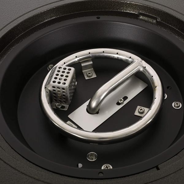 Outdoor Round Propane Gas Fire Pit Aluminum Brazier