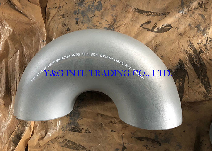 A234 Gr Wp9 Wp91 Flanged SCH5 Carbon Steel 90 Degree Elbow With Flange Ends