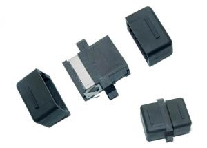Quality Zirconia Black Plastic housing Fiber Optic Adapter for MPO Cassettes wholesale