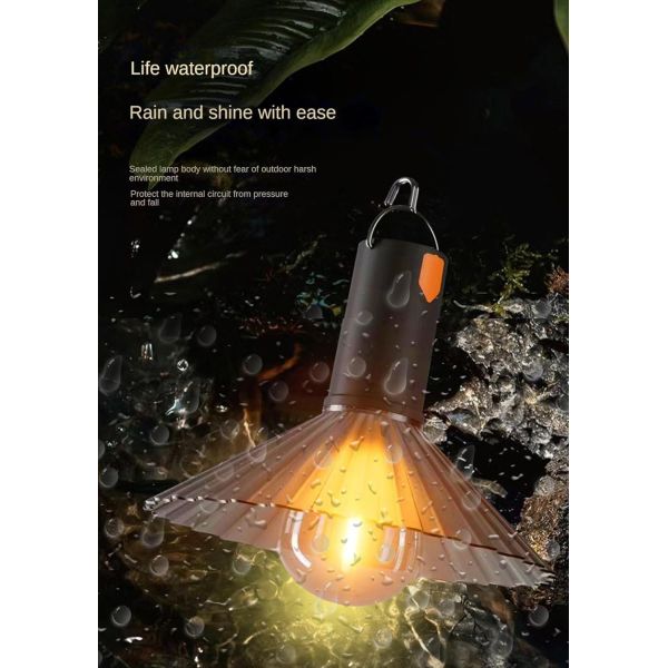 Convenient and Portable USB-Rechargeable Camping Lantern for Campgrounds Emergency Illumination Ambient Lighting