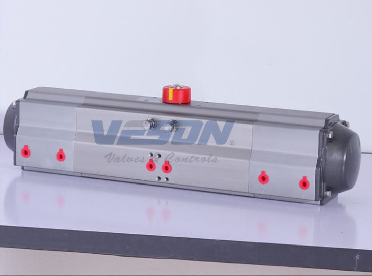 Quality 3 Position Pneumatic Actuator Installed 3 Way Ball Valve Long Service Life wholesale