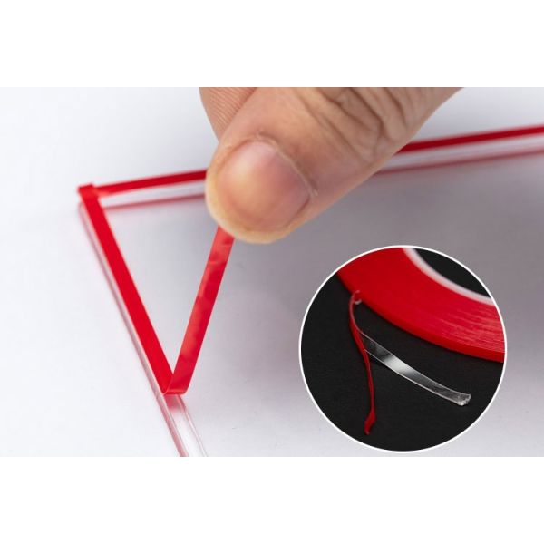 Custom Transparent Plastic Acrylic Sheet Slatwall Brochure Holders Cast Display