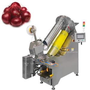 Quality Semi Auto Mesh Bag Net Packing Machine For Onion Net Bag Sealing Clipping Packing Machine wholesale