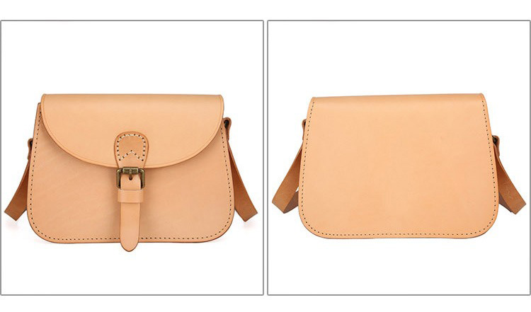 Top Layer Vegetable Tanned Cowhide Saddle Bag for Women Handcrafted Original Design
