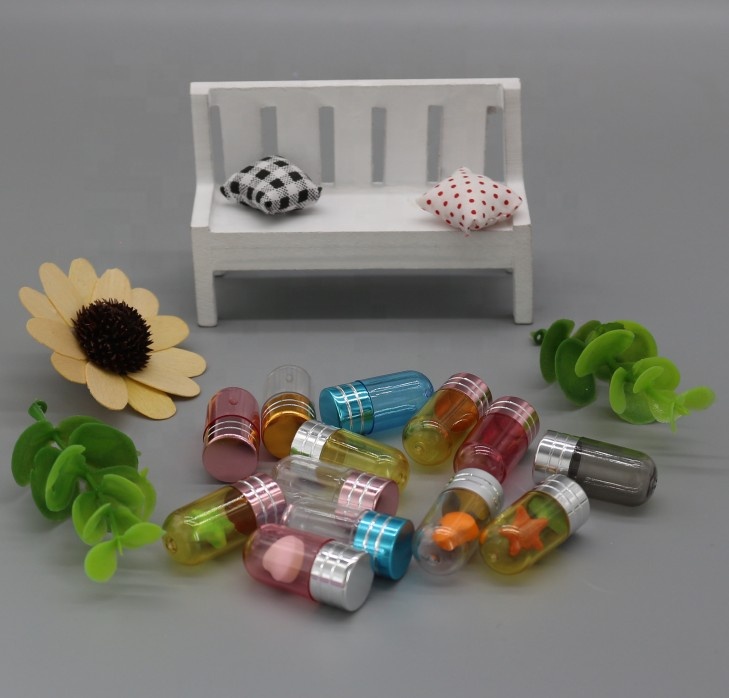 2ml Pink Capsule Packaging Bottles Healthcare Supplement