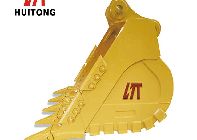 Heavy Loads Excavator Rock Bucket High Strength Steel Cutting Edges