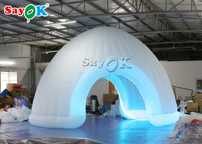 Go Outdoors Air Tent 210D Xford Led 6x4mH Inflatable Dome Tent