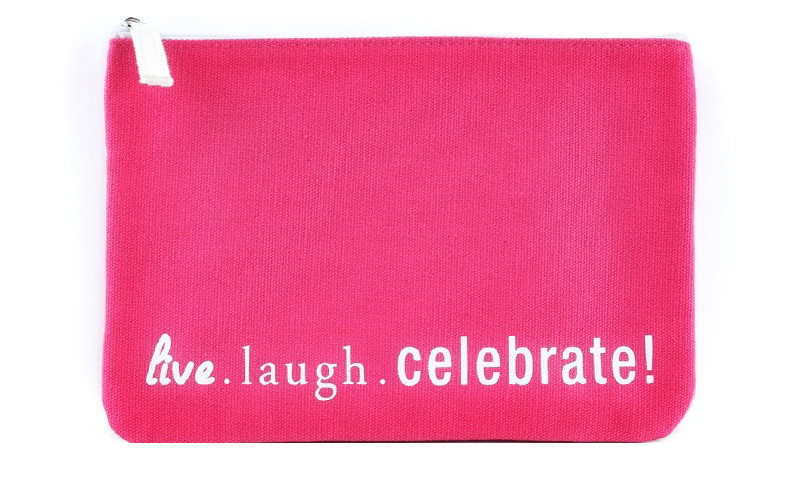 Digital Printing Logo L22*D1*H15CM Cosmetic Organizer Bag