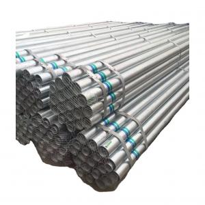 China galvanized steel tube, round erw carbon gi pipe, galvanized steel pipe size mild steel pipes construction fence on sale