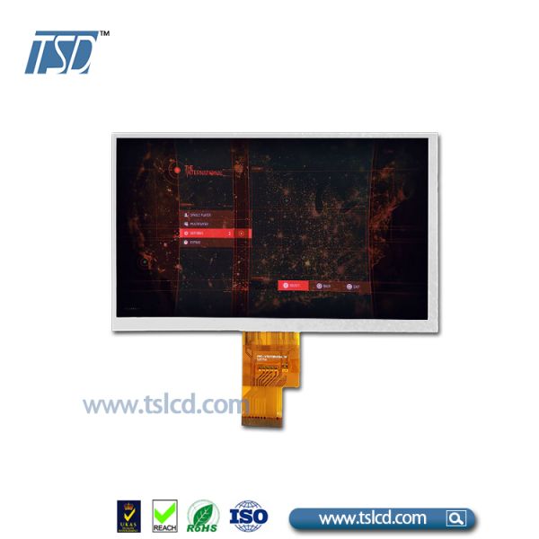 800cd/M2 TFT LCD Touch Screen Display 10 Inch 1280xRGBx800 Resolution