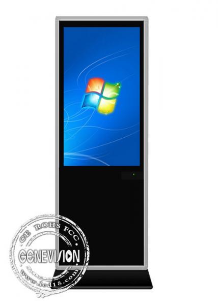 Cheap Interactive Touch Screen Kiosk 46" / Free Standing Ir Screen Digital Signage Kiosk for sale
