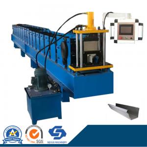 China                  Steel Roofing Gutter Downspout Cold Roll Forming Machine/Rain Water Valley Gutter Making Machine              on sale