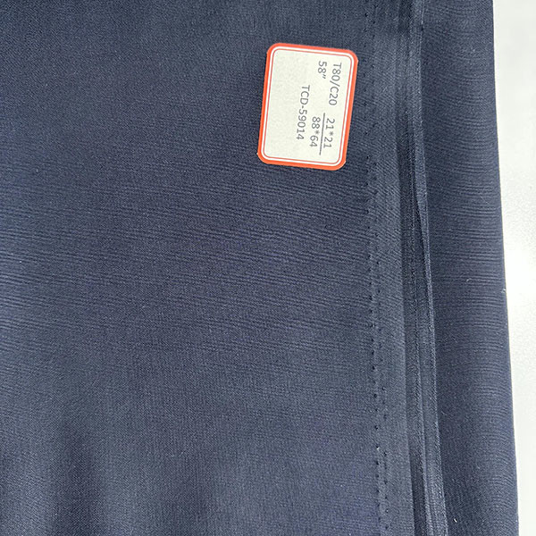 Tc Bleached/ Dyed Poplin Fabric T-Shirt Ce Plain Fabrics Woven Bci Lightweight Interlining 100gsm 110*76