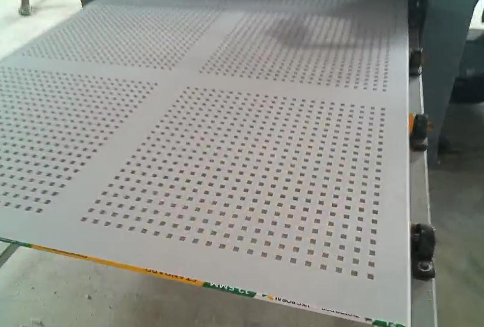 Silenced Plaster Ceiling Tile Gypsum Board Hydraulic Press Hole Piercing Machine Punching Machine