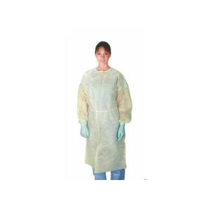 Quality 130x150cm Non Sterile SMS PP PE PP Nonwoven Isolation Gown wholesale
