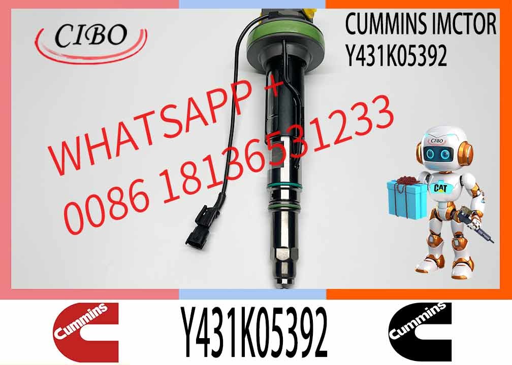 Heavy Truck Diesel Fuel Injector Y431K05392 2867147 2867148 F00BJ00001 For CUMMINS QSK19 QSK38 QSK50 QSK60 Diesel Engine