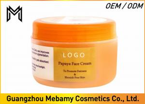 China Skin Whitening Face Cream Womens Face Creams Papaya Extract Reduces Dark Spots on sale