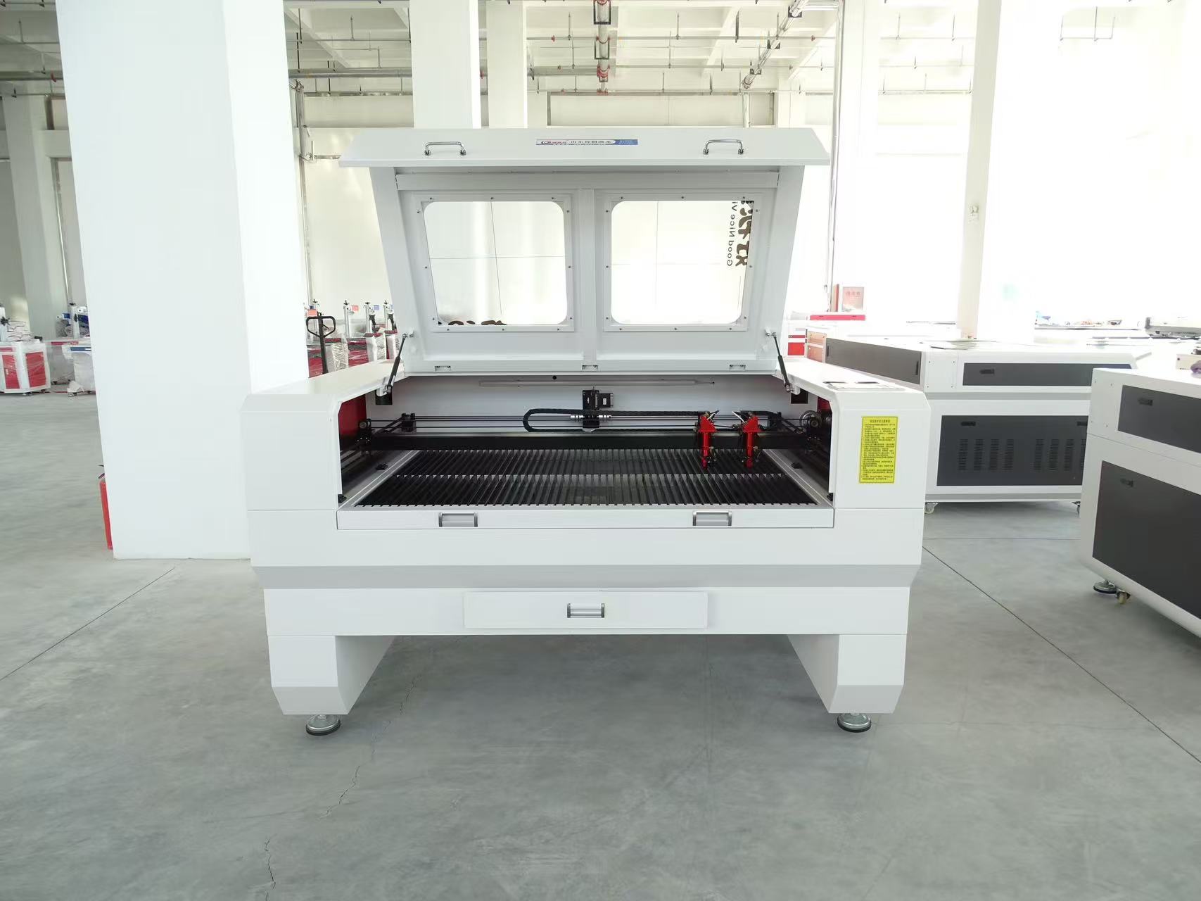 150W Double Head CO2 Laser Cutting and Engraving Machine Durable for Acrylic MDF Glass with 3D Feature for Retail Industries