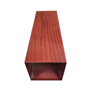 Quality Lightweight Wood Grain Aluminum Extrusion Easy To Clean And Maintain wholesale