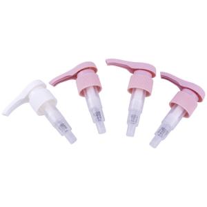 Quality 33/410 Plastic Lotion Pump Dishwashing Liquid Lotion Pump Pink Color With 4ml Dosage wholesale
