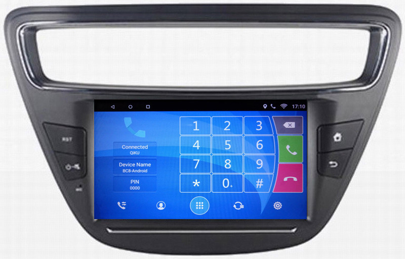 Ouchuangbo car radio gps navi android 6.0 for Chevrolet Lova 2016 with 3g wifi dual zone Bluetooth