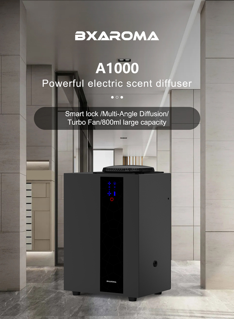 Wifi Luxury Scent Diffuser 12W Hotel Lobby Air Diffuser HVAC