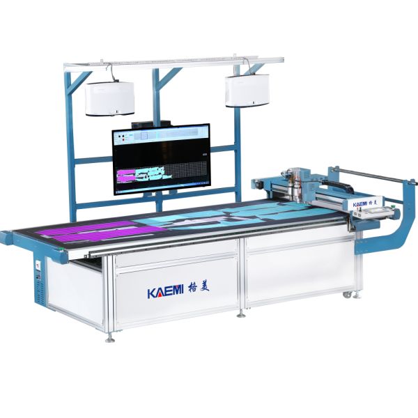 Customized Size CNC Digital Cutter with Auto Materials Feeding and 35mm Cutting Thickness for Fabric and Textile