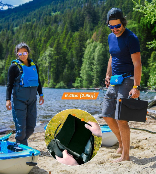 Waterproof Foldable Solar Blanket Charger for Outdoor Emergency Camping