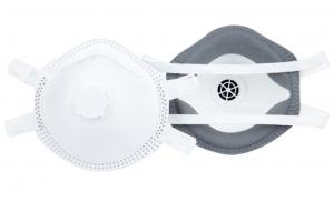 Quality White Disposable Respirator Mask , FFP2V Dust Mask For Industrial Field wholesale