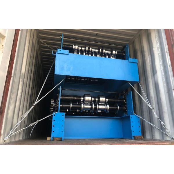 36 Inches Coverage 3 Inches Composite Deck Floor Roll Forming Machine With Thickness Gauge 16-Gauge 22