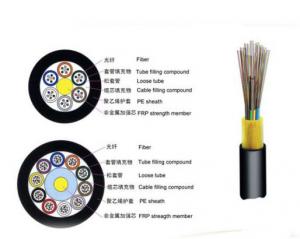 Quality OEM Self Supporting Aerial ADSS Cable, Flexible Armored Cable Compact Structure wholesale