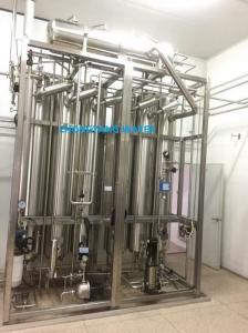 China Water Distiller Unit 6 Effects Distilled Water For Plants For Injection CE on sale