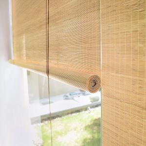 Quality Natural Plain Bamboo Roller Blind Moisture And Mildew Proof Bamboo Blinds wholesale