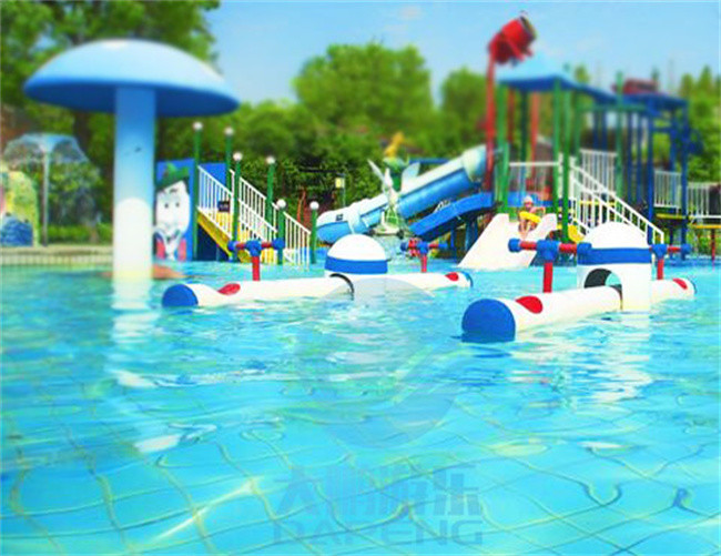Water Play Equipment Kids Aqua Park Toy Swimming Pool Games Water Seesaw Spray