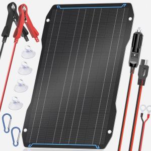 China Waterproof 30 Watt Flexible Solar Panel Car Battery Charger Portable on sale