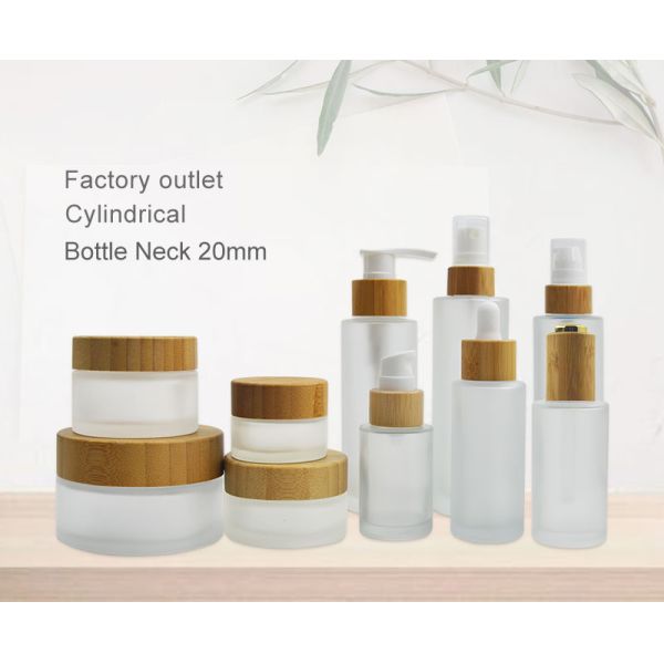 15ml 50ml Cosmetic Packaging Containers Screw Dropper Face Cream Glass Jar